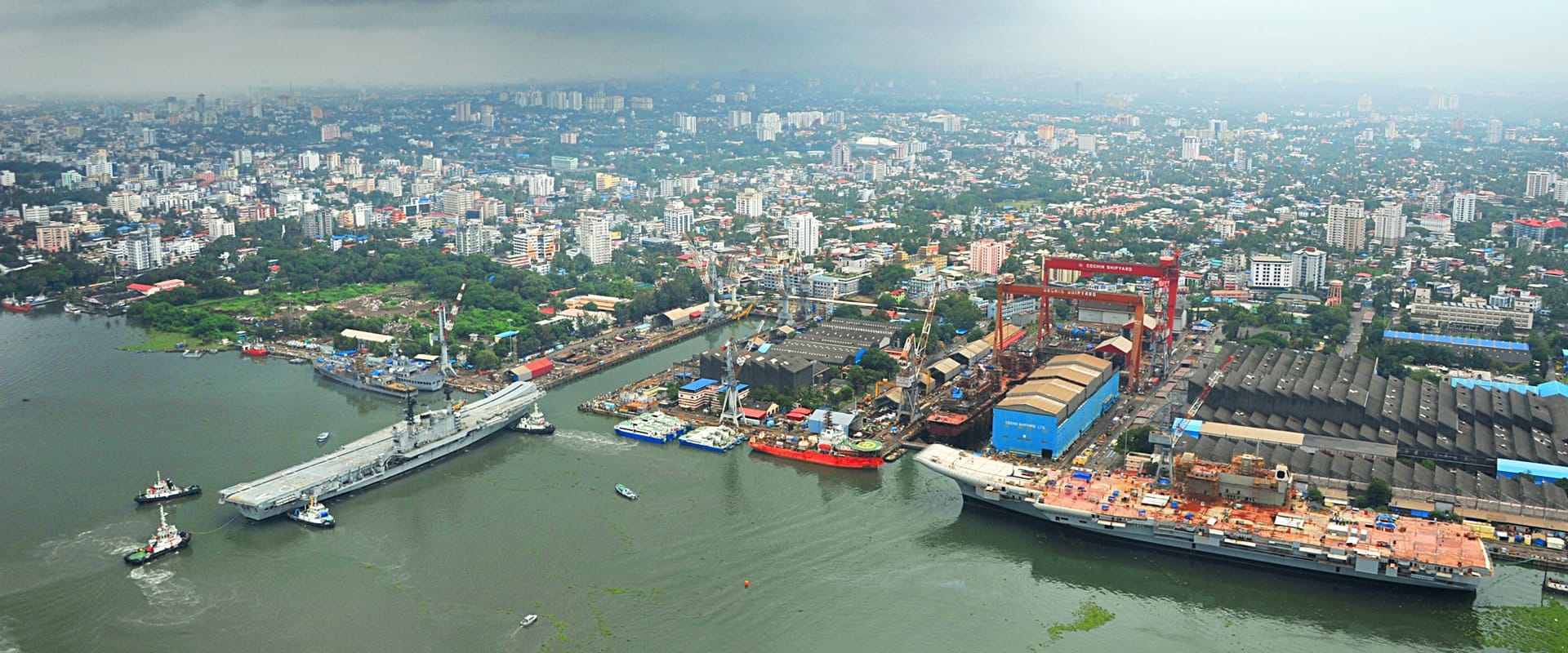 Welcome to Cochin Shipyard : ISO 9001 Certified - The biggest greenfield Shipyard of the Millenium